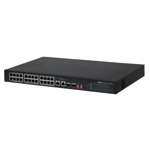 24-портовий некерований PoE DH-PFS3226-24ET-240