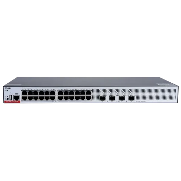 Комутатор 24 порти керований Ruijie RG-CS83-24GT4XS-P L3 POE