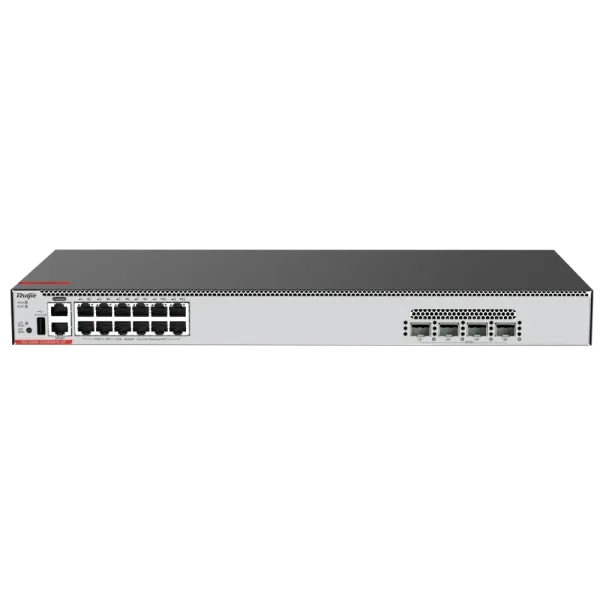 Комутатор 12 портів керований Ruijie RG-CS86-12XMG4VS-UP L3 POE