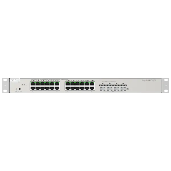 Комутатор 24 порти керований Ruijie Reyee RG-NBS5200-24GT4XS-P L3 POE