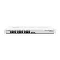 Комутатор 24 порти керований MikroTik CSS326-24G-2S+RM