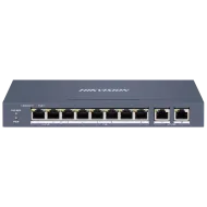 Комутатор 10 портів керований Hikvision DS-3E1310HP-EI