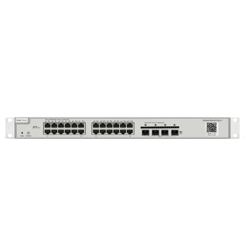 Комутатор 24 порти керований Ruijie RG-NBS3200-24GT4XS-P-V2 L2+ 10G POE