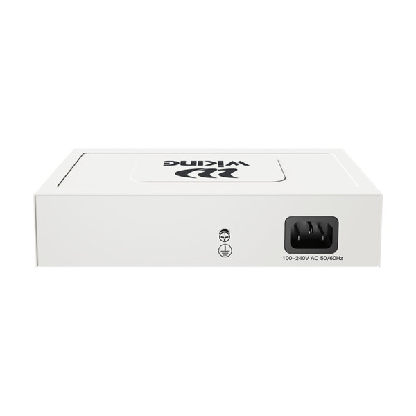 PoE-комутатор 10-портовий некерований Wiking WK-PS210 V2, 8x100Mbps PoE, 2x100Mbps Uplink, 76W