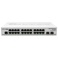 Комутатор 24 порти керований MikroTik 326-24G-2S+IN (CRS326-24G-2S+IN)