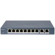 Комутатор 10 портів керований Hikvision DS-3E1310P-EI(B) PoE