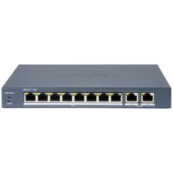 Комутатор 10 портів керований Hikvision DS-3E1310P-EI(B) PoE