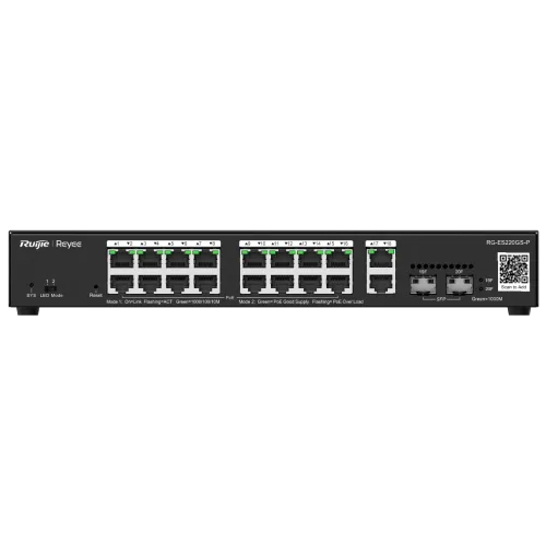 Комутатор 20 портів керований Ruijie Reyee RG-ES220GS-P POE
