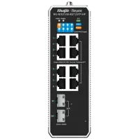 Комутатор 10 портів керований Ruijie Reyee RG-NIS2100-8GT2SFP-HP PoE++