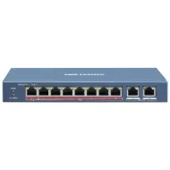 Комутатор 8 портів некерований Hikvision DS-3E0310HP-E POE
