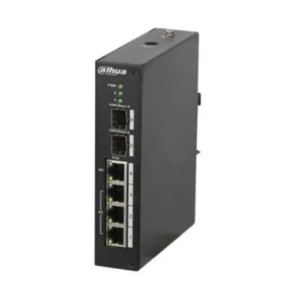 Комутатор 4 порти керований Dahua DH-PFS4206-4P-120 POE
