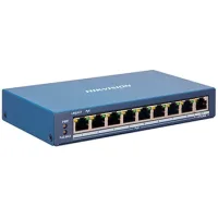 8-портовый керований POE комутатор Hikvision DS-3E1309P-EI