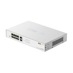 PoE-комутатор 10-портовий керований Wi-Tek WI-PCES310G гігабітний 8x1000Mbps PoE+, 2x1000Mbps Uplink, 110W, Cloud, ONVIF