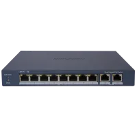 Комутатор 8 портів керований Hikvision DS-3E1510P-EIV2 POE