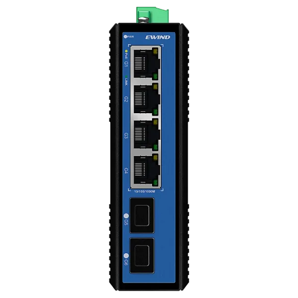Комутатор 6 портів некерований Ewind EW-PIS1806-4GE