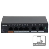 Комутатор 6 портів керований Dahua DH-CS4006-4GT-60 PoE