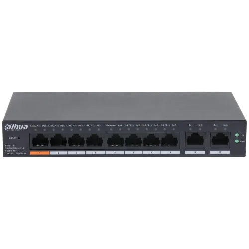 Комутатор 10 портів керований Dahua DH-CS4010-8ET-60 PoE