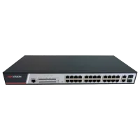 Комутатор 24 порти керований Hikvision DS-3E2326P PoE
