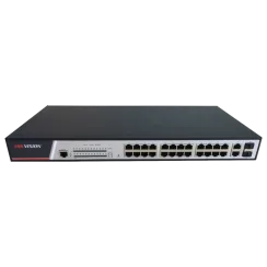 Комутатор 24 порти керований Hikvision DS-3E2326P PoE