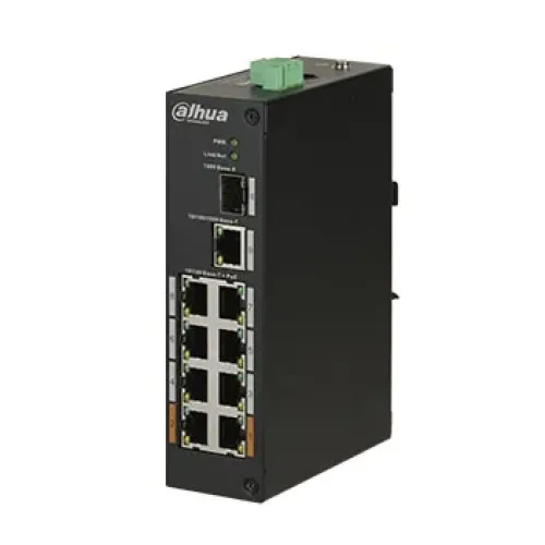 Комутатор 8 портів некерований Dahua DH-PFS3110-8ET-96 POE