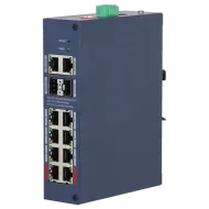 Комутатор 12 портів керований Dahua DH-CHS4212-8GT-110 PoE