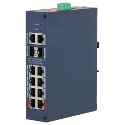 Комутатор 12 портів керований Dahua DH-CHS4212-8GT-110 PoE
