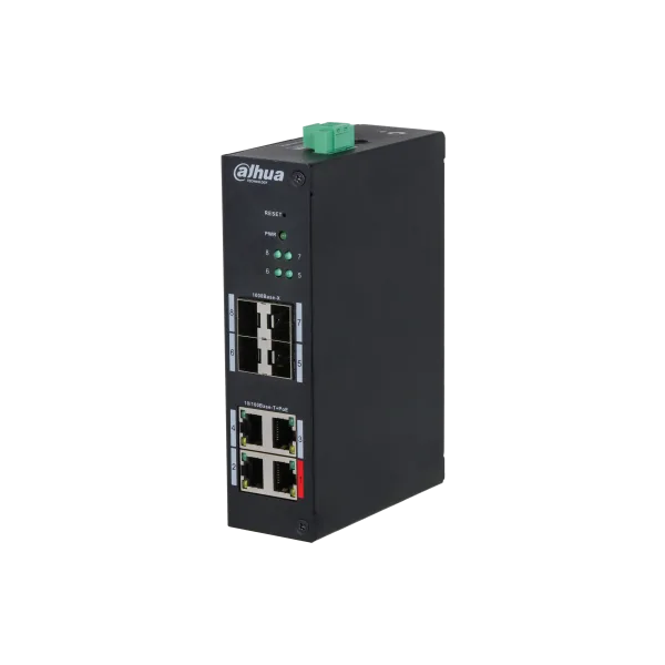 Комутатор 4 порти некерований Dahua DH-HS4408-4ET-96