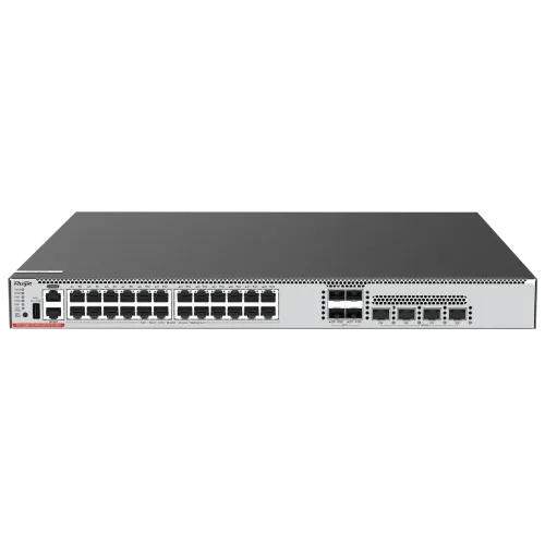 Комутатор 24 порти керований Ruijie RG-CS86-24XMG4XS4VS-UPD POE Full 1GE/2.5GE/5GE/10GE