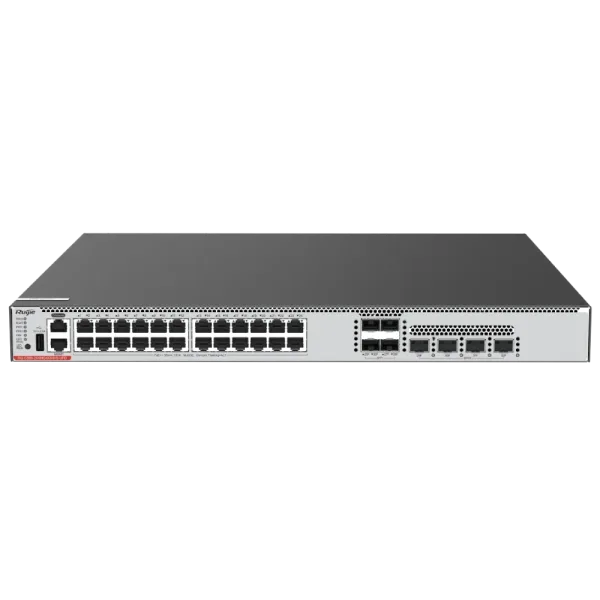 Комутатор 24 порти керований Ruijie RG-CS86-24XMG4XS4VS-UPD POE Full 1GE/2.5GE/5GE/10GE
