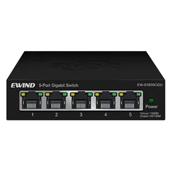 Комутатор 8 портів некерований Ewind EW-S1608CGU 1000M