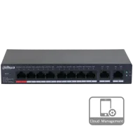 Комутатор 10 портів керований Dahua DH-CS4010-8ET-110 PoE