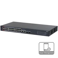 Комутатор 26 портів керований Dahua DH-CS4228-24GT-240 PoE