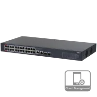 Комутатор 26 портів керований Dahua DH-CS4228-24GT-240 PoE