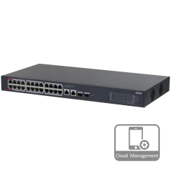 Комутатор 26 портів керований Dahua DH-CS4228-24GT-240 PoE