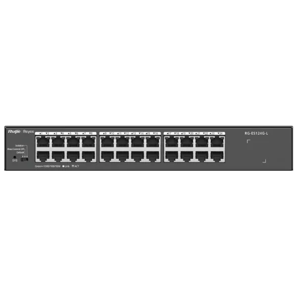 Комутатор 24 порти некерований Ruijie Reyee RG-ES124G-L