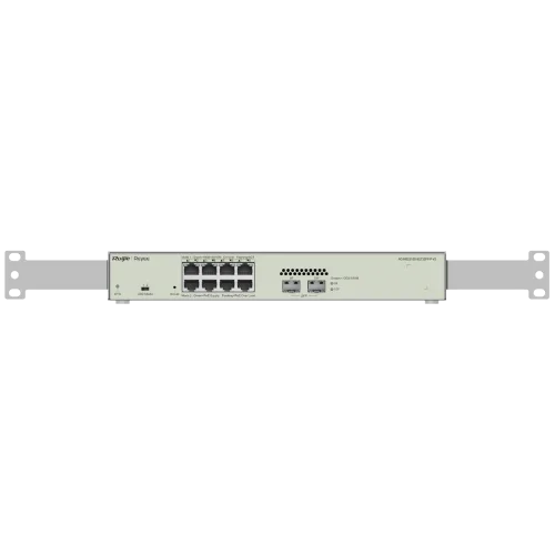 Комутатор 10 портів керований Ruijie Reyee RG-NBS3100-8GT2SFP-P V2 POE L2