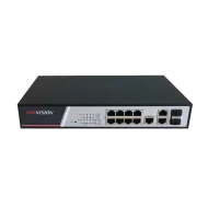 Комутатор 8 портів керований Hikvision DS-3E2310P PoE