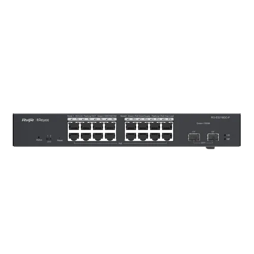 18-портовий гігабітний інтелектуальний POE комутатор Ruijie RG-ES218GC-P