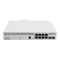 Комутатор 8 портів керований MikroTik CSS610-8P-2S+IN PoE