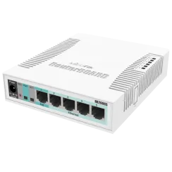 Комутатор 5 портів керований MikroTik RB260GS (CSS106-5G-1S)