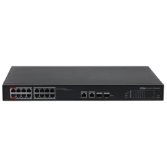 Комутатор 18 портів керований Dahua DH-S4101-16ET2GF-240-C PoE