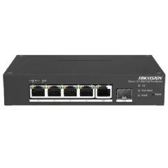 Комутатор 6 портів керований Hikvision DS-3T1306P-SI/HS PoE
