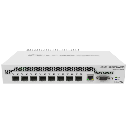 Комутатор 8 портів керований MikroTik CRS309-1G-8S+IN 10G SFP+