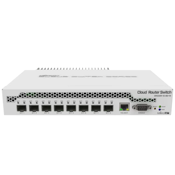 Комутатор 8 портів керований MikroTik CRS309-1G-8S+IN 10G SFP+