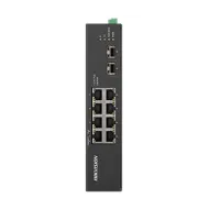 8-портовий некерований POE комутатор Hikvision DS-3T0510HP-E/HS