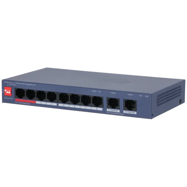 Комутатор 8 портів керований Dahua DH-CS4010-8ET2GT-110