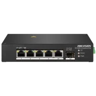Комутатор 4 порти некерований Hikvision DS-3T0306HP без БЖ