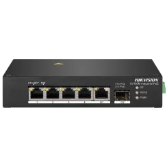 Комутатор 4 порти некерований Hikvision DS-3T0306HP без БЖ