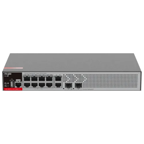 Комутатор 12 портів керований Ruijie RG-S2915-10GT2MS-P-L Layer 2+ PoE+