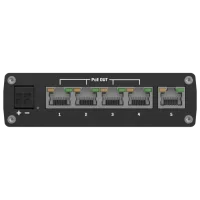 Комутатор 5 портів некерований Teltonika TSW101 POE+ для використання в транспорті